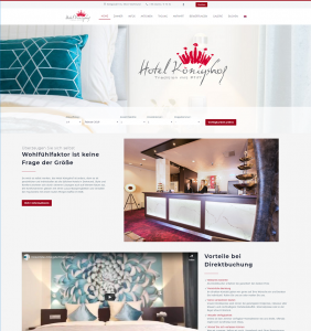 Hotel Königshof Dortmund Referenz Kunde Web Design für Hotels Webdesign für Hotels caesar data & Software