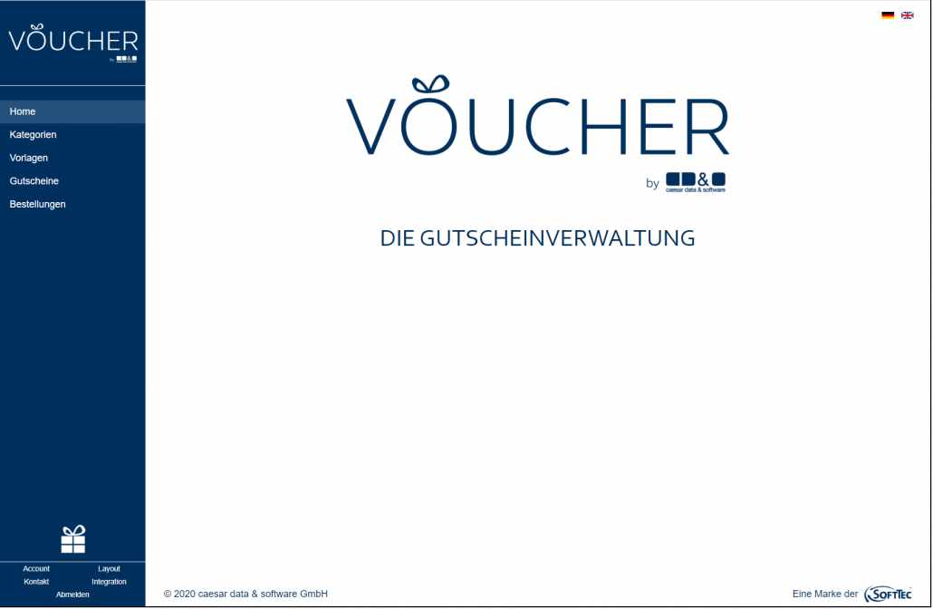 VOUCHER coupon management screenshot backend